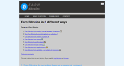 Desktop Screenshot of earn-bitcoins.com